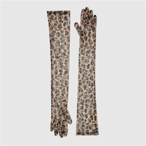 gucci zebra print gloves